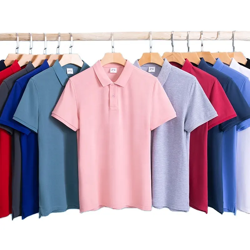 Blank Polo Shirts Made Of Cotton From Bangladesh Knitwear Factory