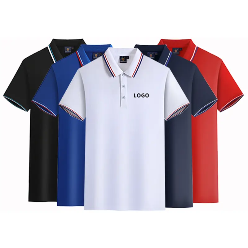 Custom Embroidery Logo Men's Polo Shirts