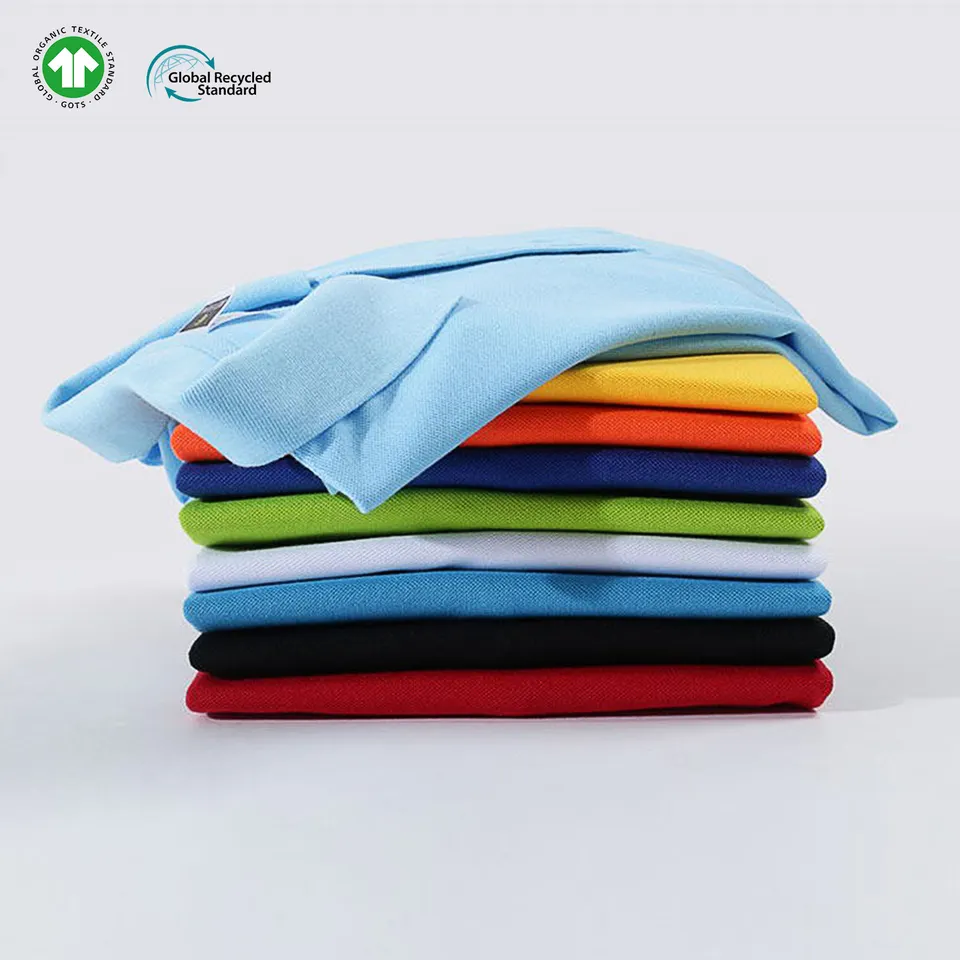 Custom Polo Shirts With Embroider Logo From Bangladesh Garments Factory